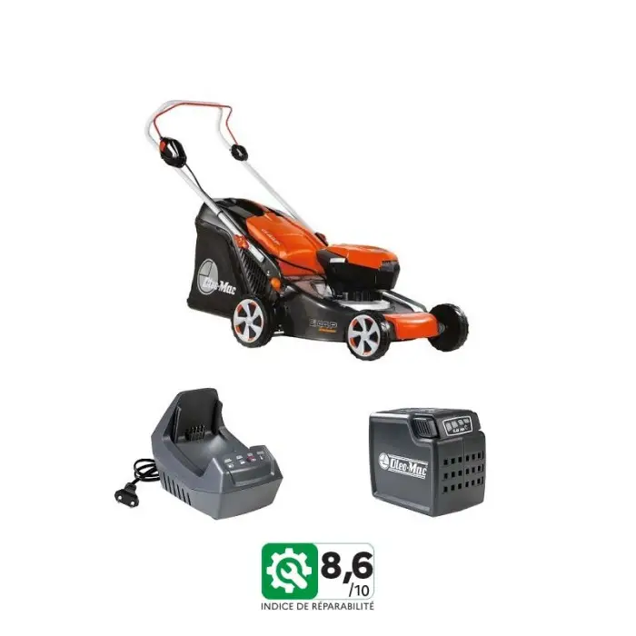 Pack Tondeuse À Batterie Oleo Mac Gi44P Poussée - coupe 41cm