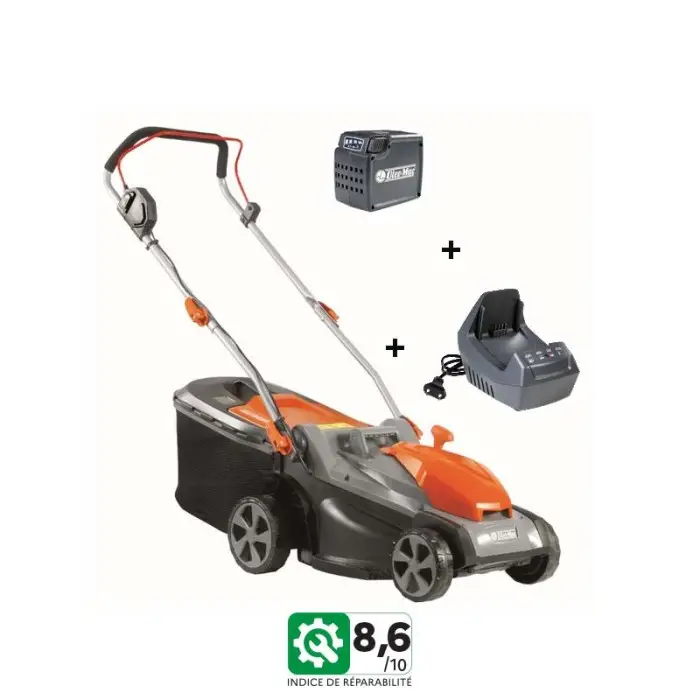 Pack tondeuse à batterie Oleo Mac GI40P 1250W - coupe 37 cm