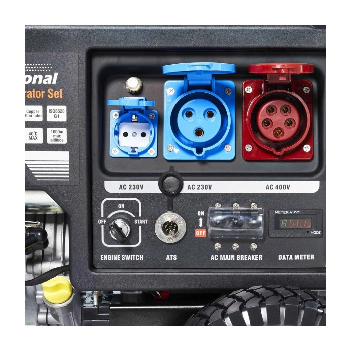 Groupe électrogène AVR triphasé 6000w Oleo Mac OM PGE 80E-3 DCS