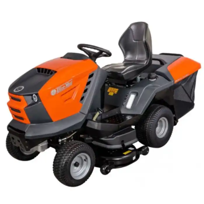Tracteur tondeuse thermique bac de ramassage Oleo-Mac OM106/16KH Exclusive - coupe 102 cm