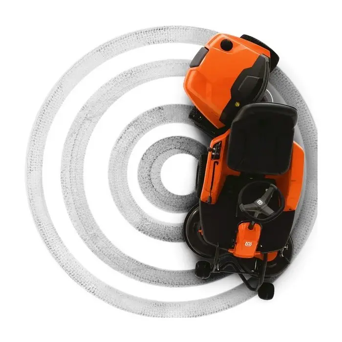 Autoportée rider Husqvarna R112C coupe frontale mulching - coupe 85cm