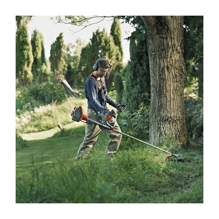 Débroussailleuse thermique Husqvarna 129R - (tête nylon + lame) moteur 27.6cm³