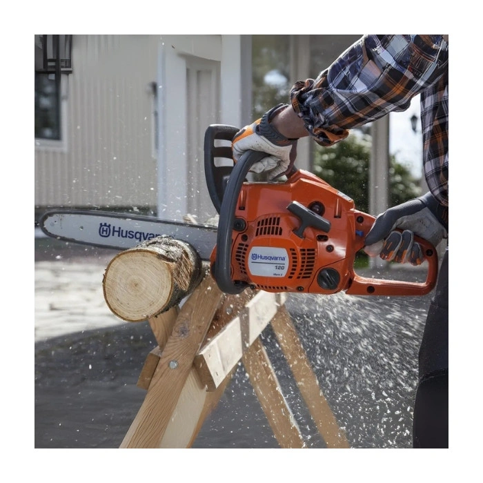 Tronçonneuse Husqvarna 120 Mark II, guide chaine 35cm , moteur 38cm³