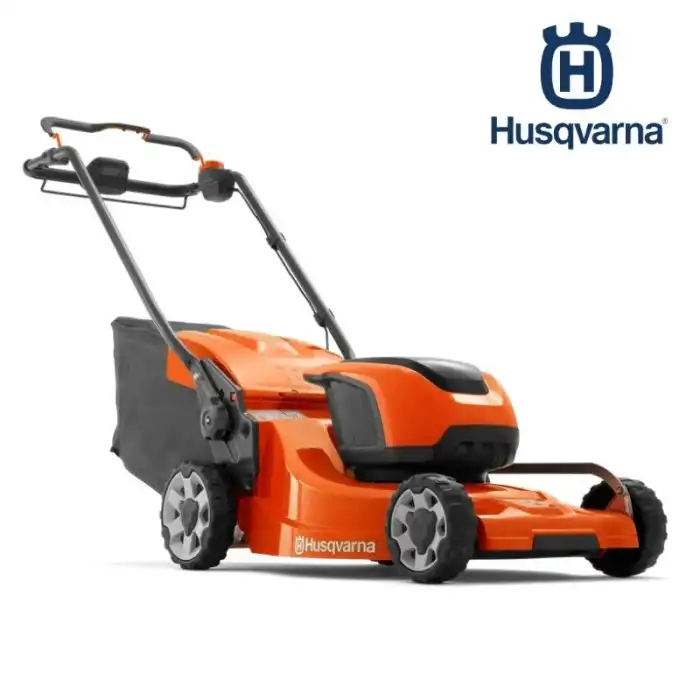 Tondeuse à batterie Husqvarna LC347ivx poussée - 2 batteries et chargeur - coupe 47cm