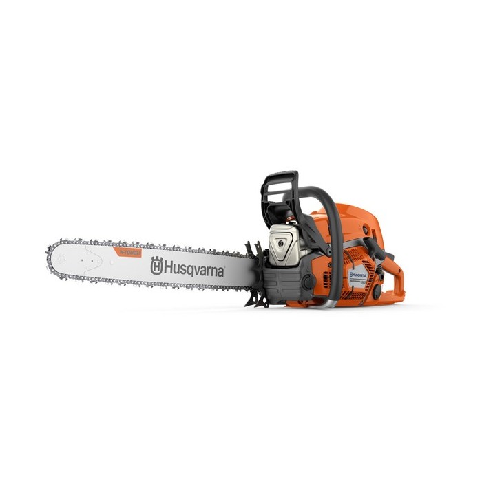 Tronçonneuse abatage Husqvarna 585 pro guide 60 cm, moteur 90cm3