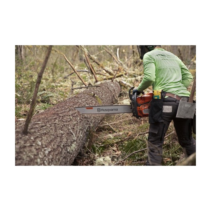 Tronçonneuse abatage Husqvarna 585 pro guide 60 cm, moteur 90cm3
