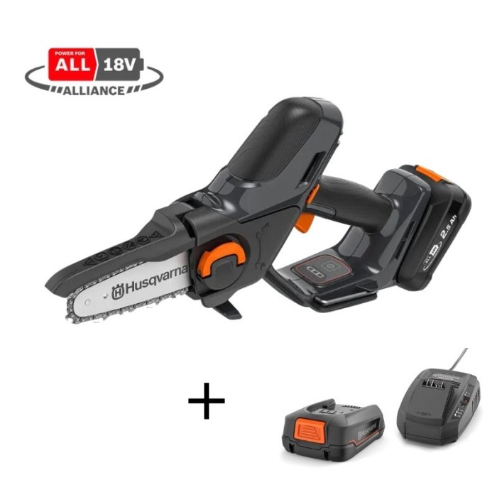 Scie de jardin Aspire Husqvarna  P5-P4A | Pack avec batterie B45 et chargeur ( 970621304 )