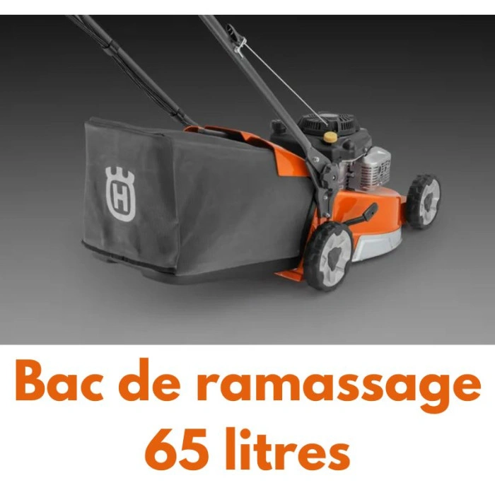 Tondeuse à gazon professionnelle Husqvarna LC551SP coupe 51cm, moteur Kawasaki