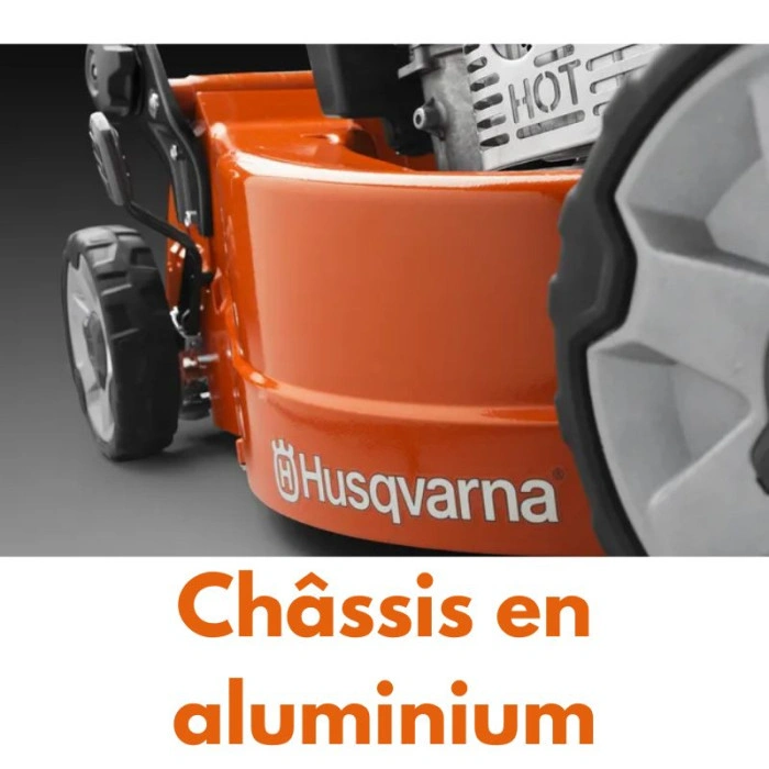 Tondeuse à gazon professionnelle Husqvarna LC551SP coupe 51cm, moteur Kawasaki
