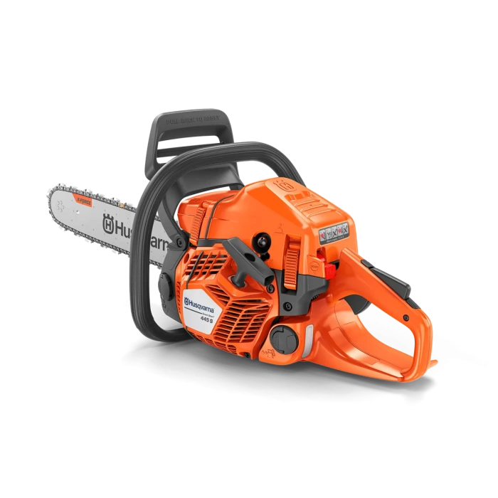 Tronçonneuse Husqvarna 445S, guide chaine 38cm, moteur 50,2cm3