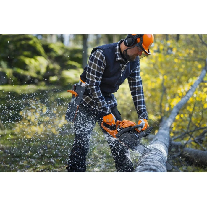 Tronçonneuse Husqvarna 445S, guide chaine 38cm, moteur 50,2cm3