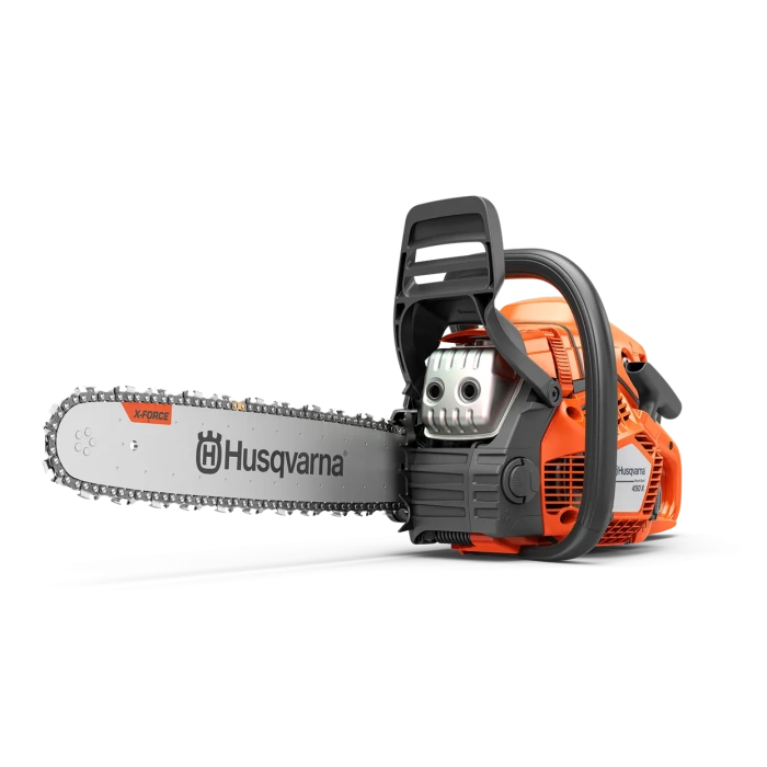 Tronçonneuse Husqvarna 450X moteur 50,2cm3, guide chaine 45cm