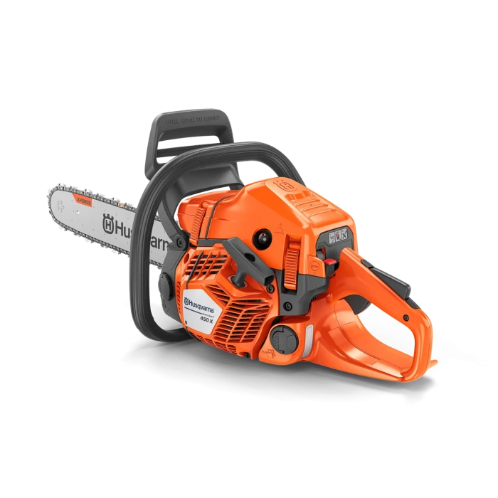 Tronçonneuse Husqvarna 450X moteur 50,2cm3, guide chaine 45cm