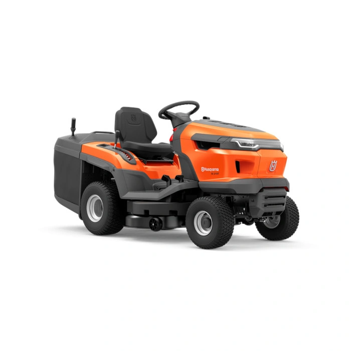 Tracteur tondeuse éjection arrière Husqvarna TC215T coupe 95cm, bicylindres 586cm3