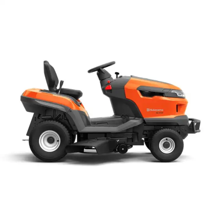 Tracteur tondeuse éjection latérale Husqvarna TS215T coupe 95 cm