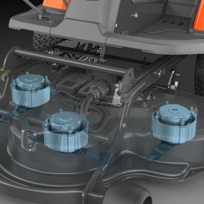 Tondeuse autoportée coupe frontale à batterie Husqvarna R200iX AWD (nu)