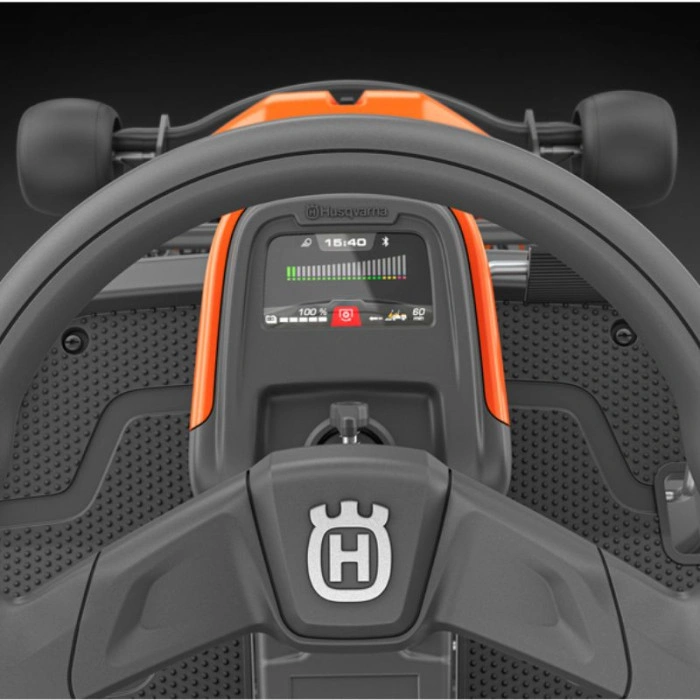 Tondeuse autoportée coupe frontale à batterie Husqvarna R200iX AWD (nu)