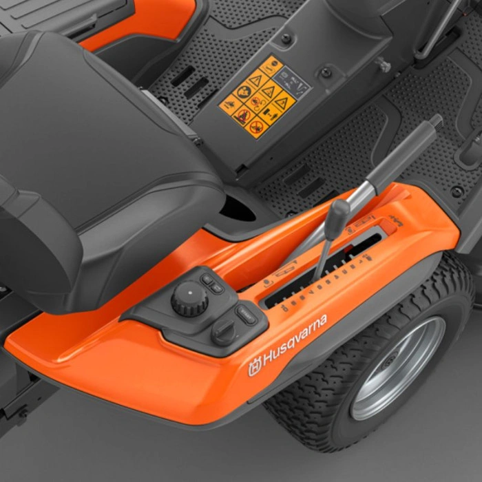 Tondeuse autoportée coupe frontale à batterie Husqvarna R200iX AWD (nu)