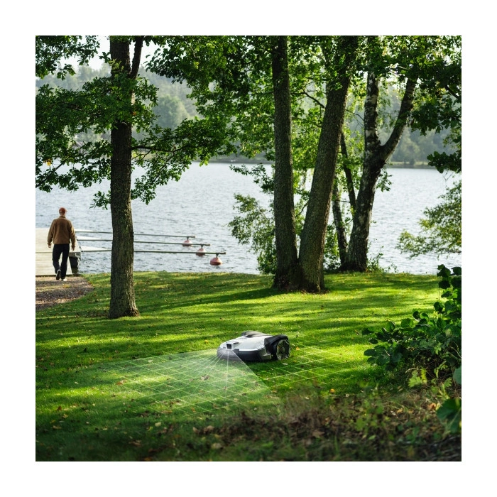 Robot tondeuse Automower Husqvarna 430V NERA sans fil / Vision IA - Surface 4800m²