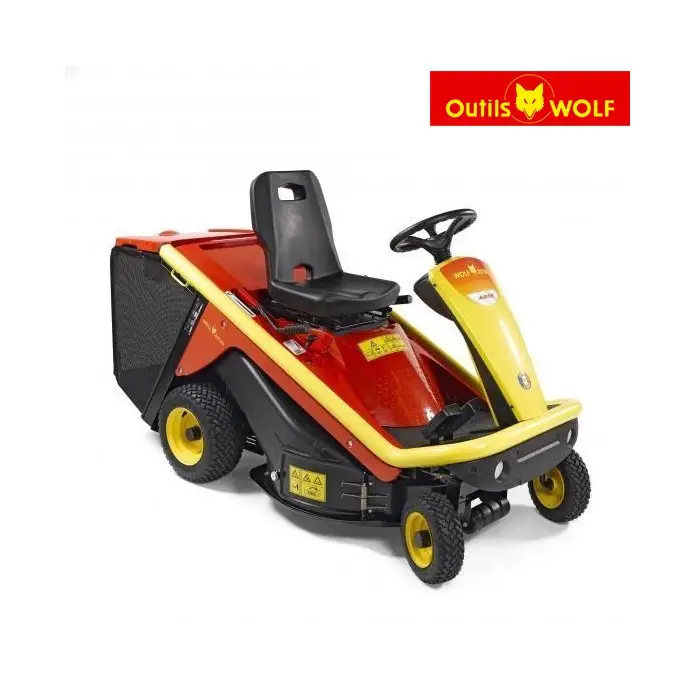 Tondeuse autoportée éjection arrière Wolf A80 K3 - coupe 80 cm