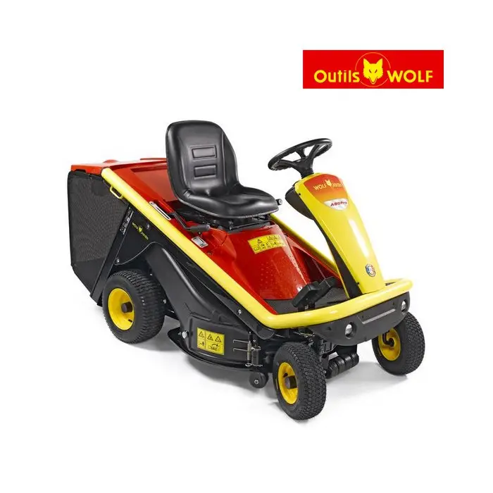 Tondeuse autoportée professionnelle éjection arrière Wolf A80P3 - coupe 80 cm