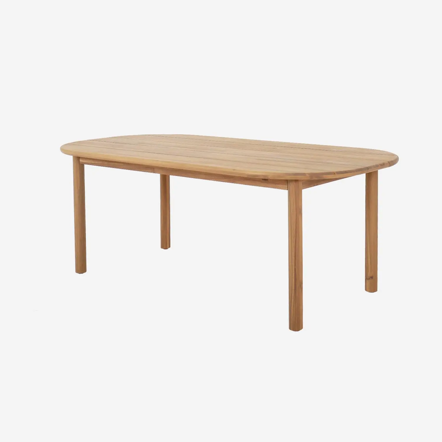 Table de jardin bois d'acacia 6 places