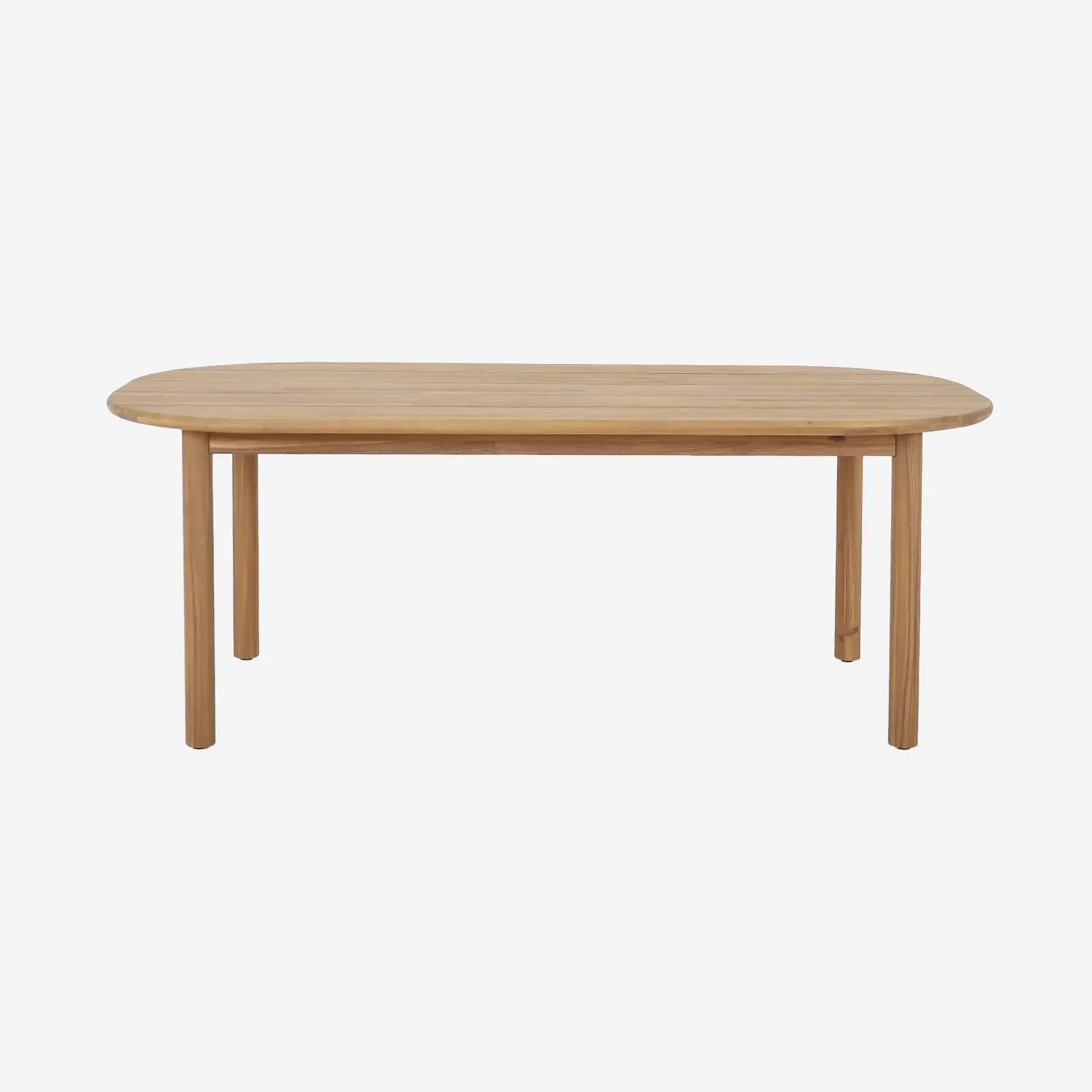 Table de jardin bois d'acacia 6 places
