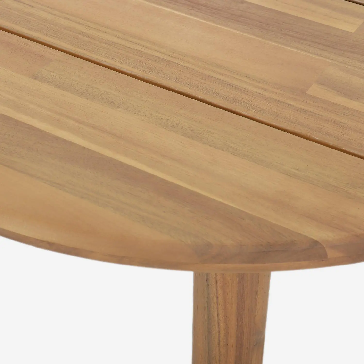Table de jardin bois d'acacia 6 places