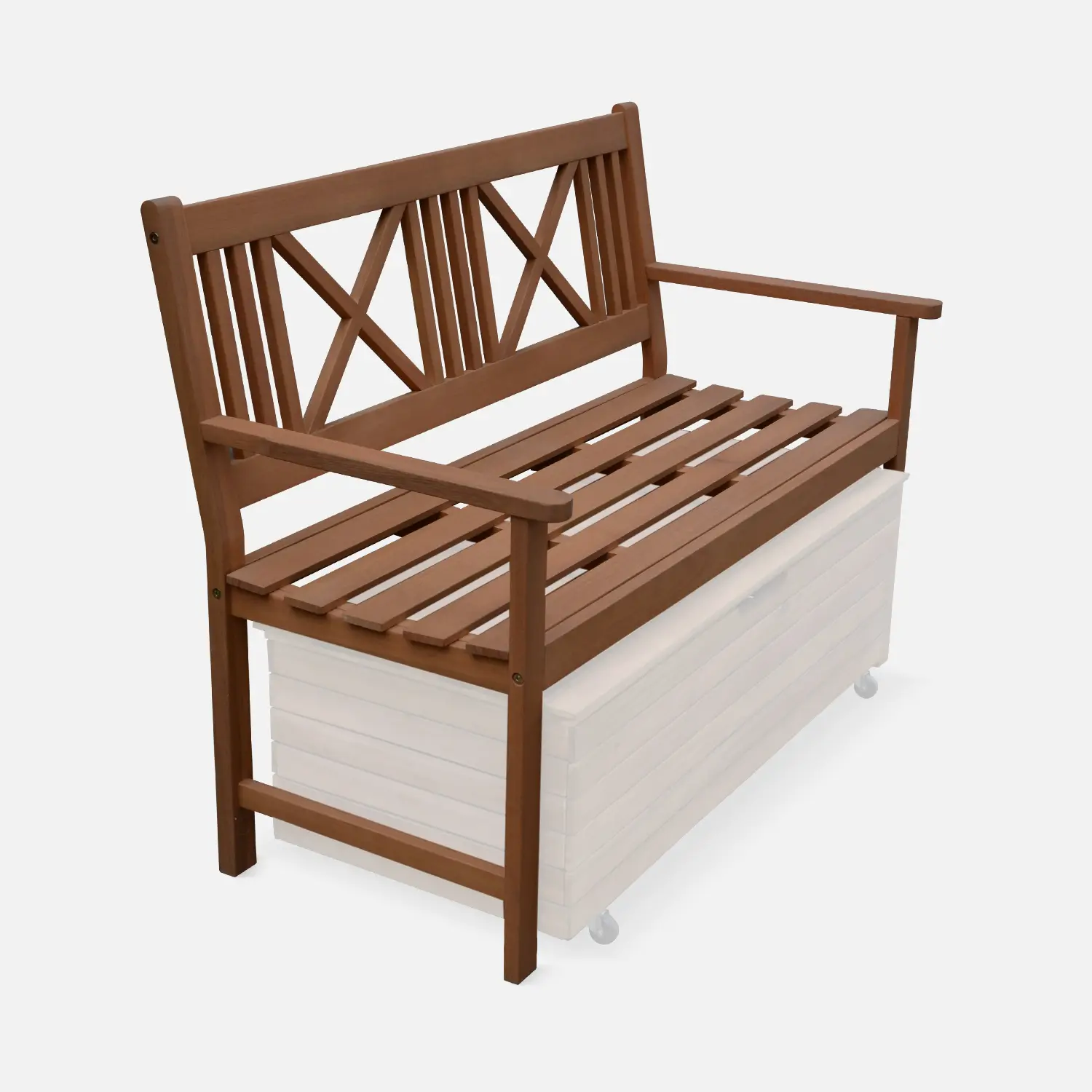 Banc bois d'acacia 3 places