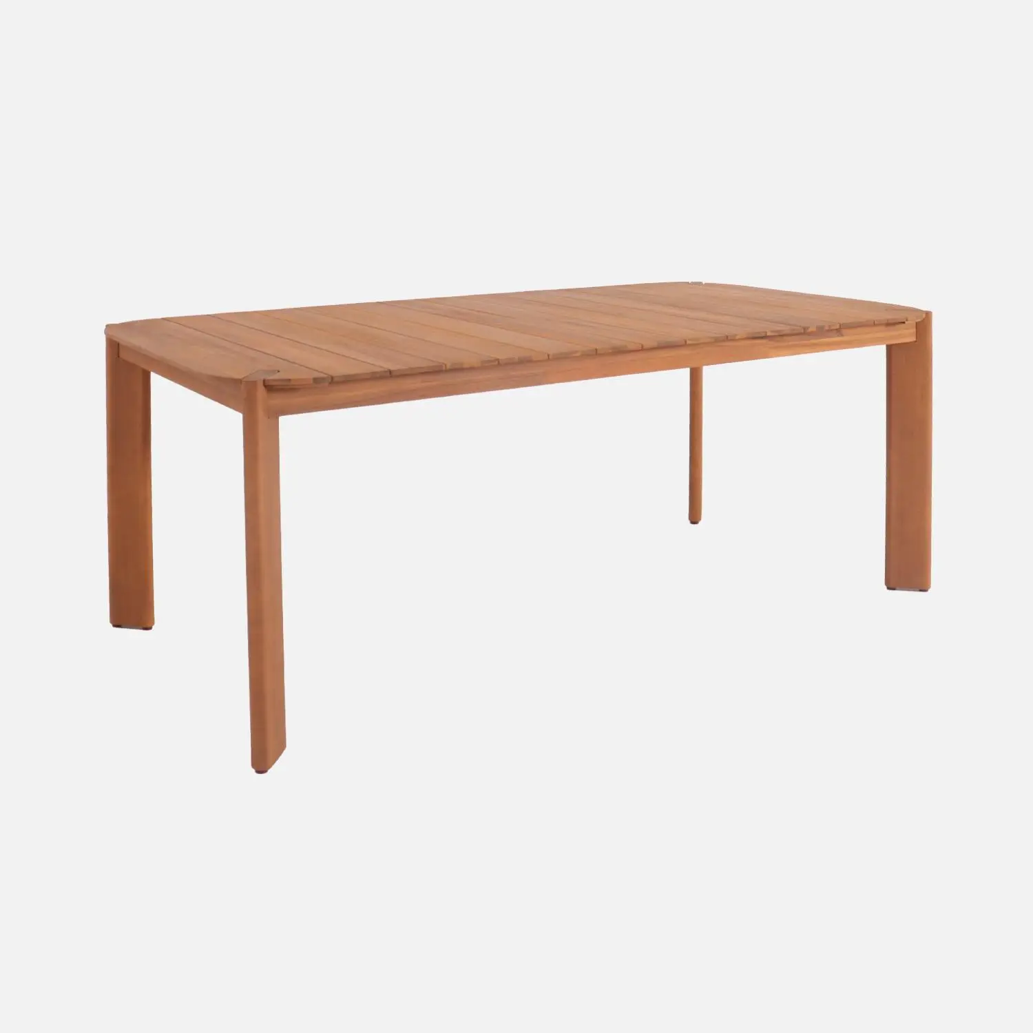 Table de jardin bois d'acacia 6 places