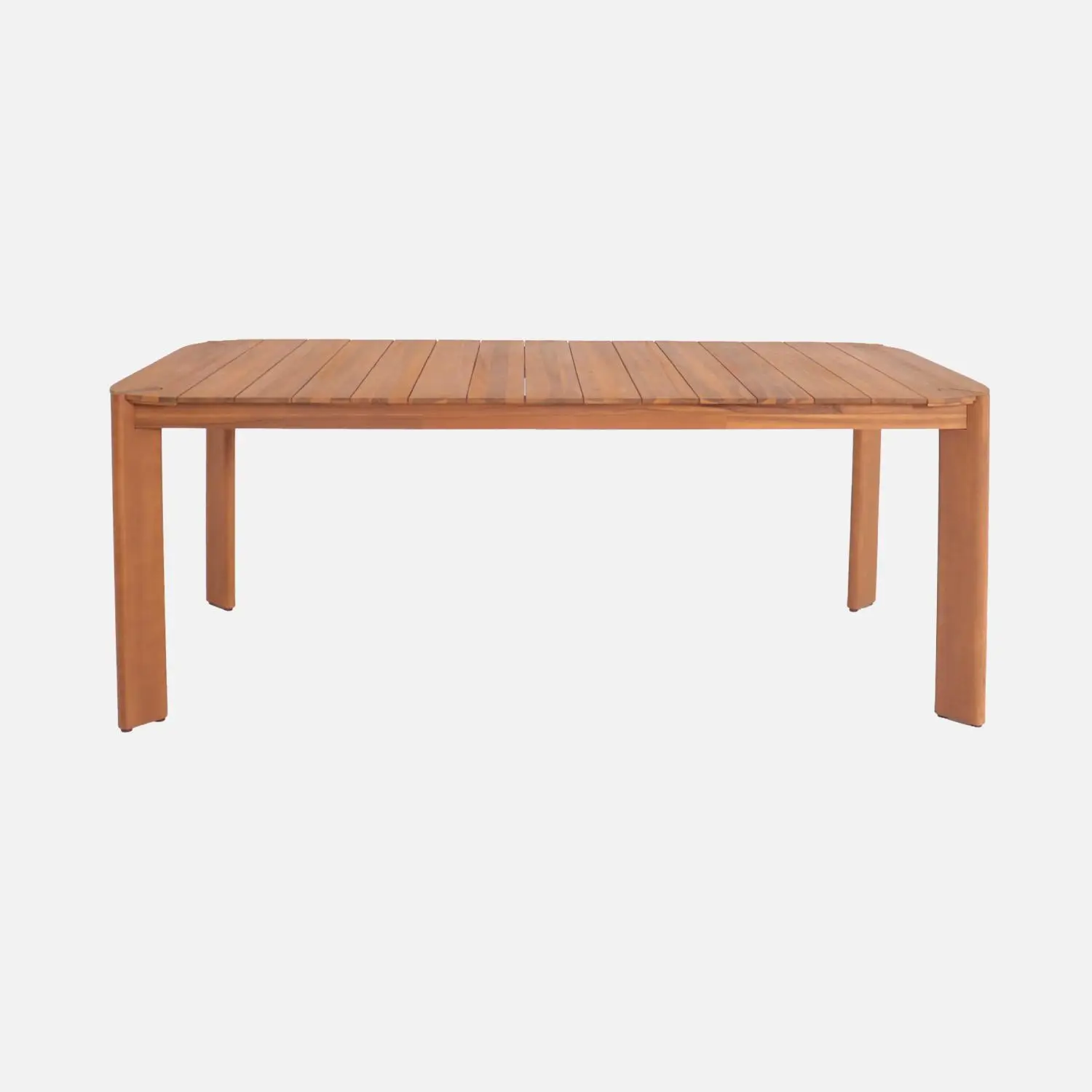 Table de jardin bois d'acacia 6 places