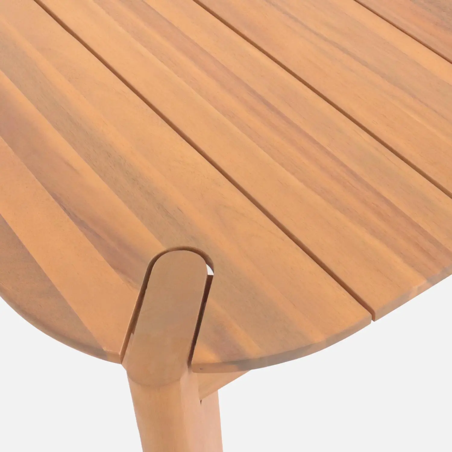 Table de jardin bois d'acacia 6 places