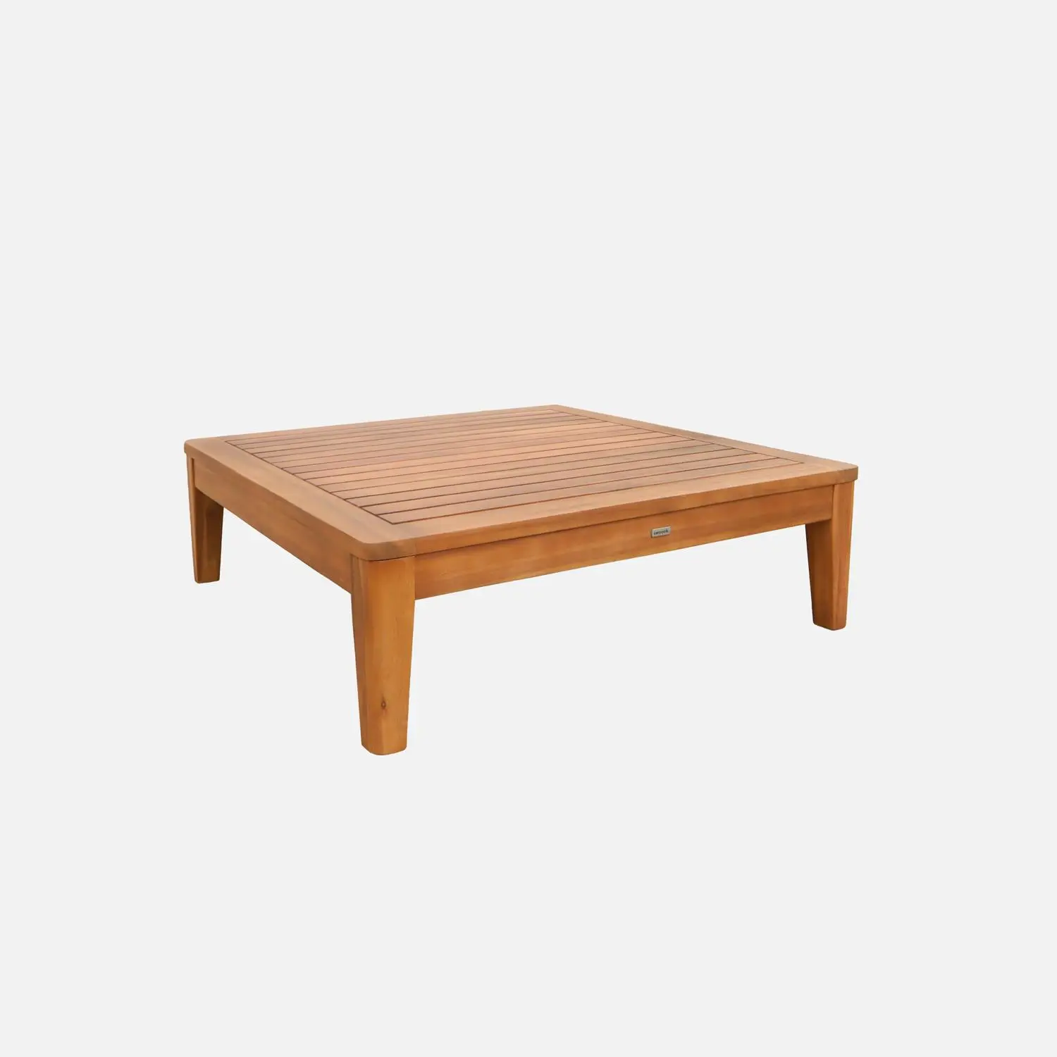 Fauteuil de jardin avec table basse bois d'acacia