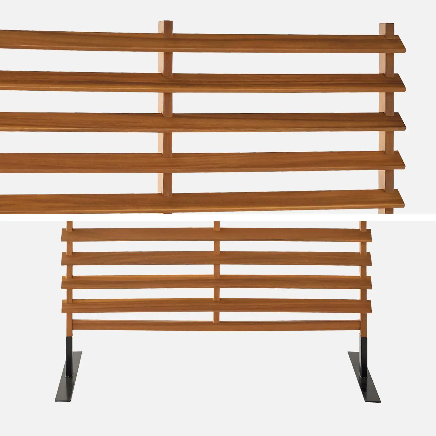 Paravent intérieur/extérieur bois d'acacia 100cm