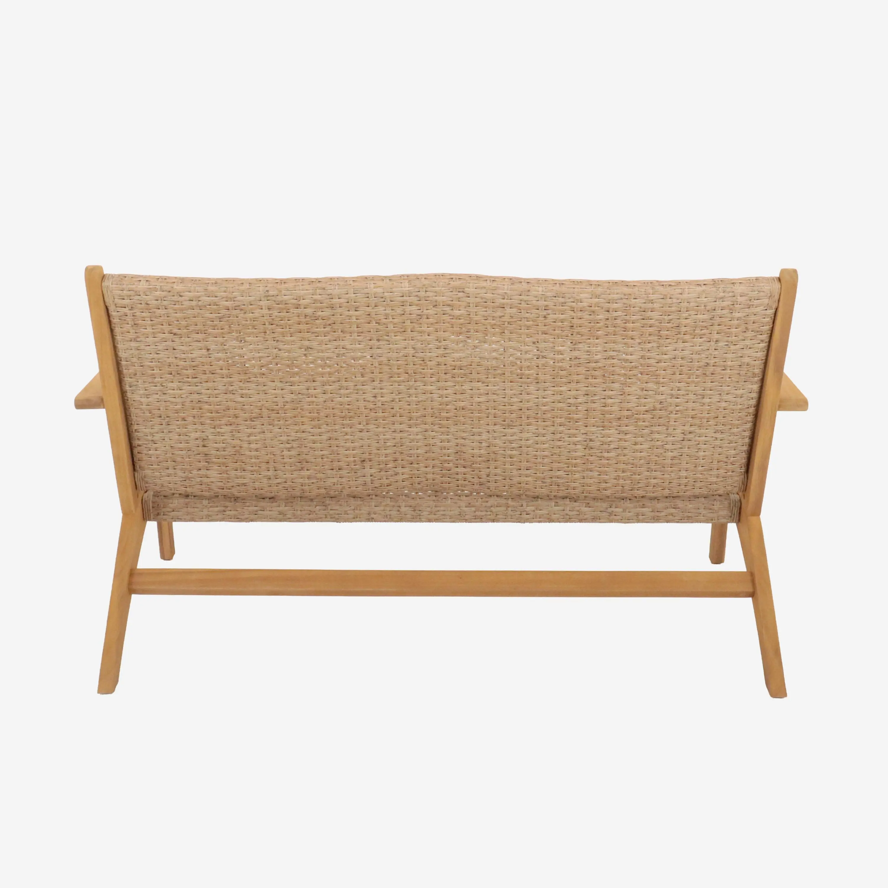 Banc de jardin bois d'acacia 2 places