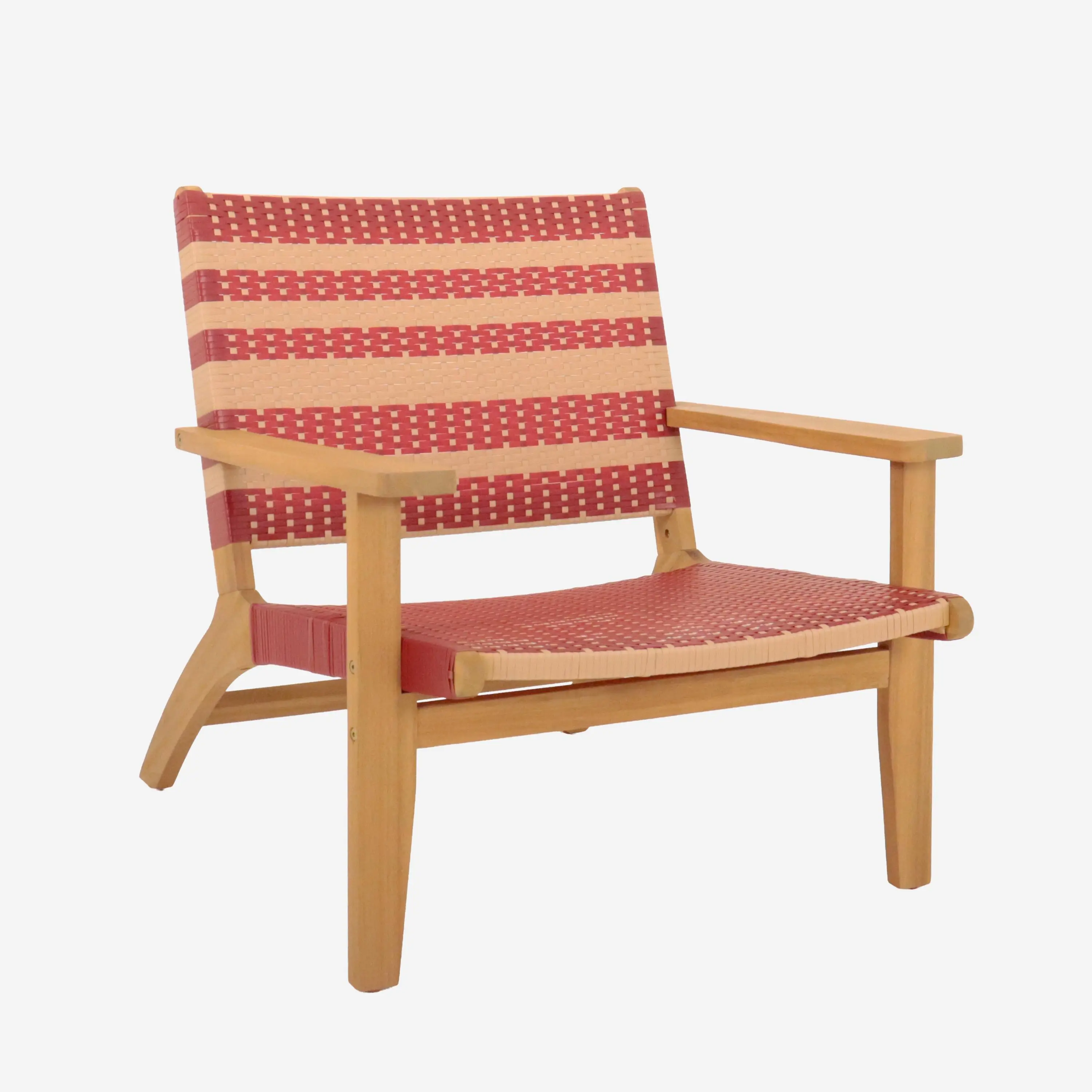 Fauteuil de jardin bois d'acacia et résine
