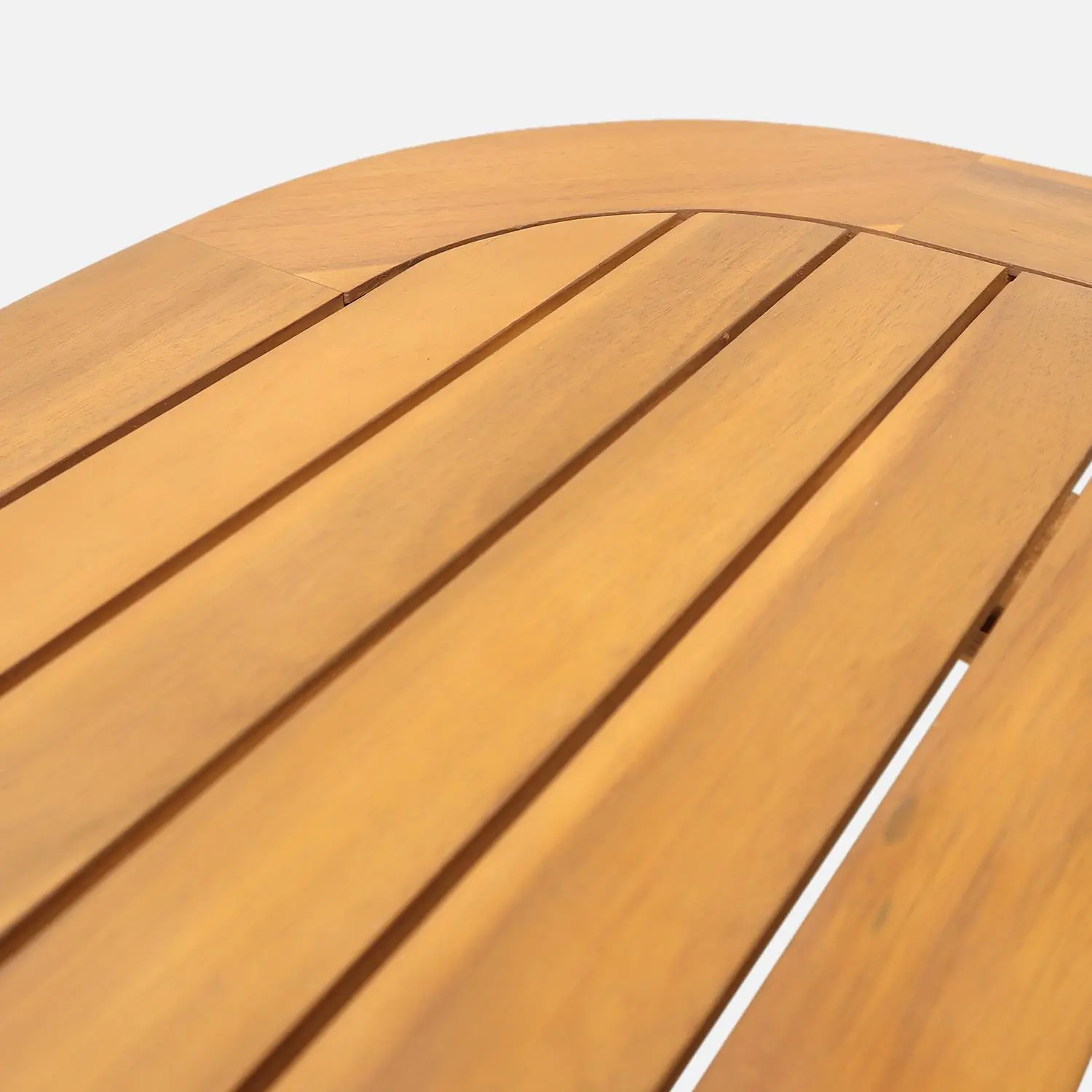 Table de jardin extensible bois d'acacia 6-8 places