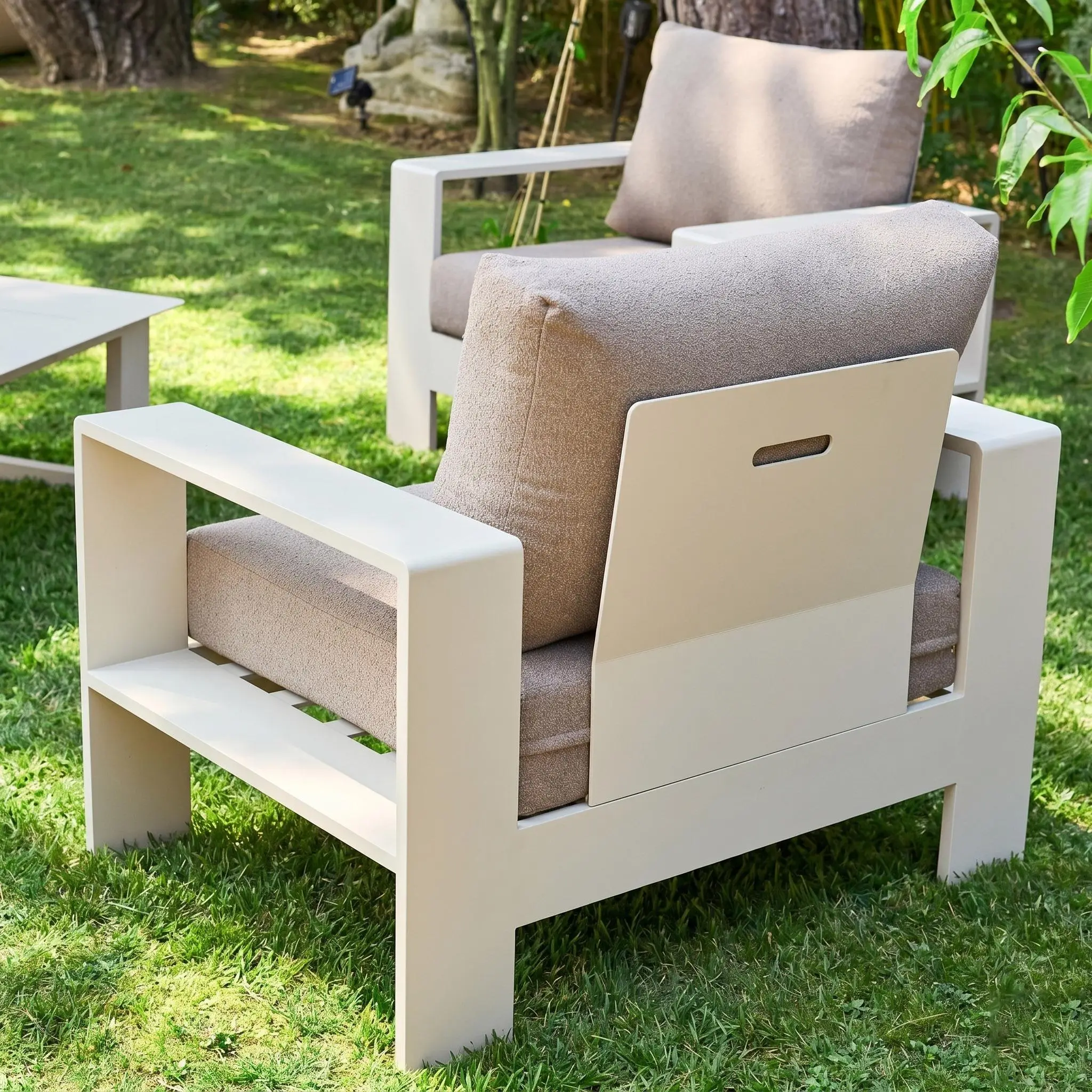 Salon de jardin aluminium 5 places