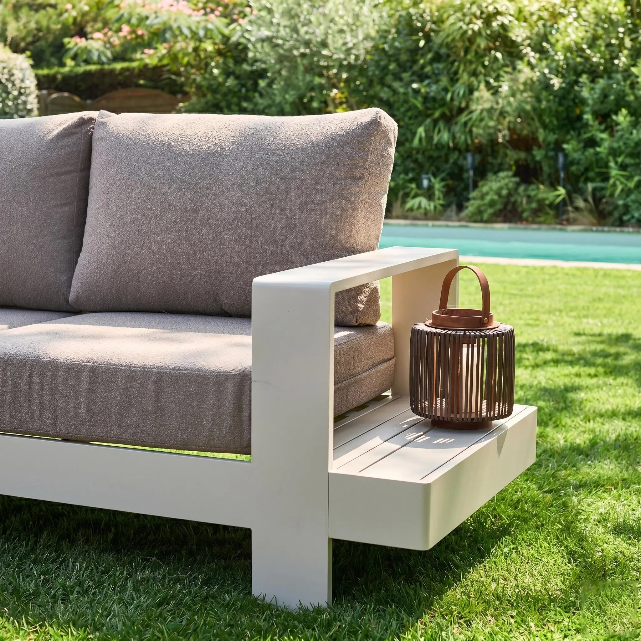 Salon de jardin aluminium 5 places