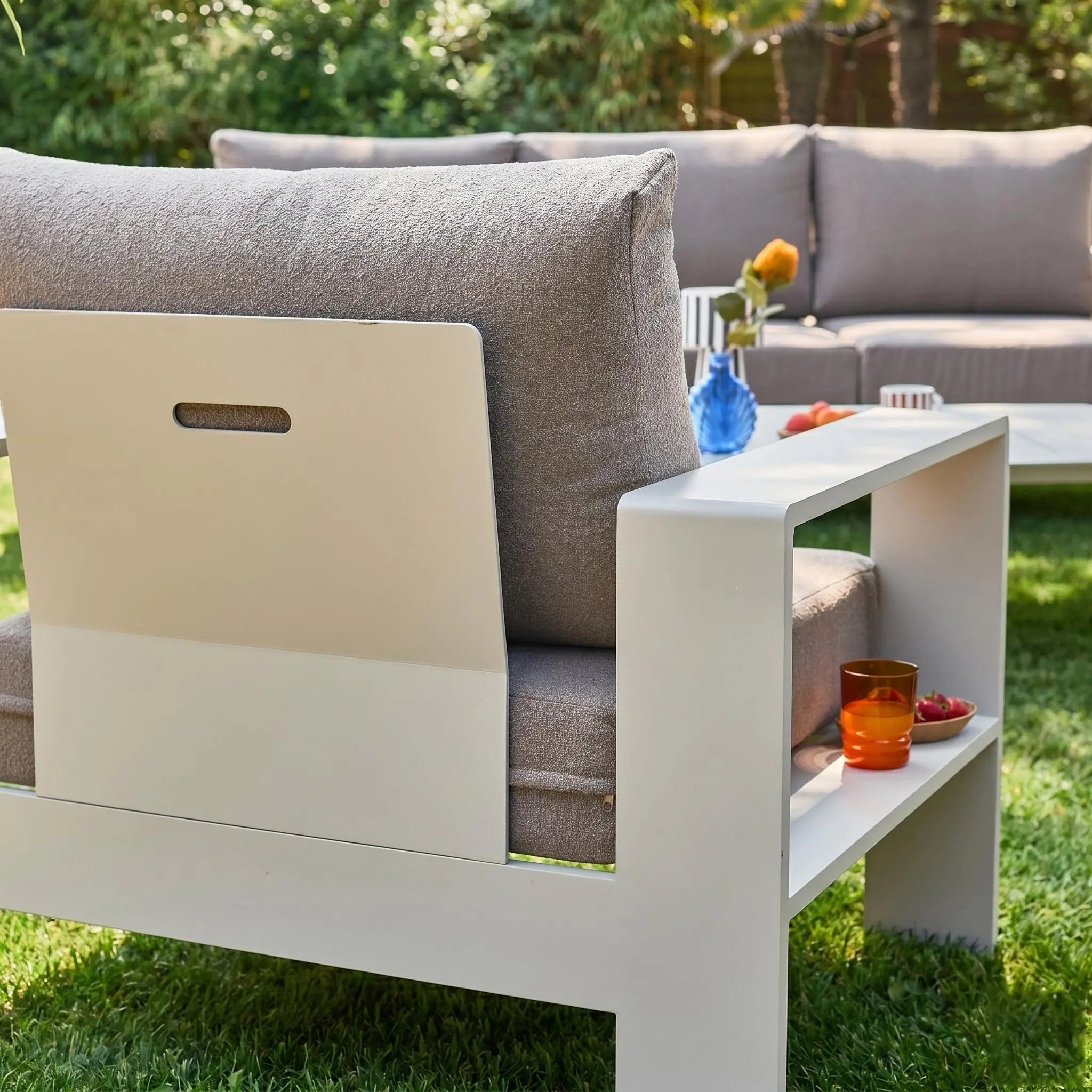Salon de jardin aluminium 5 places