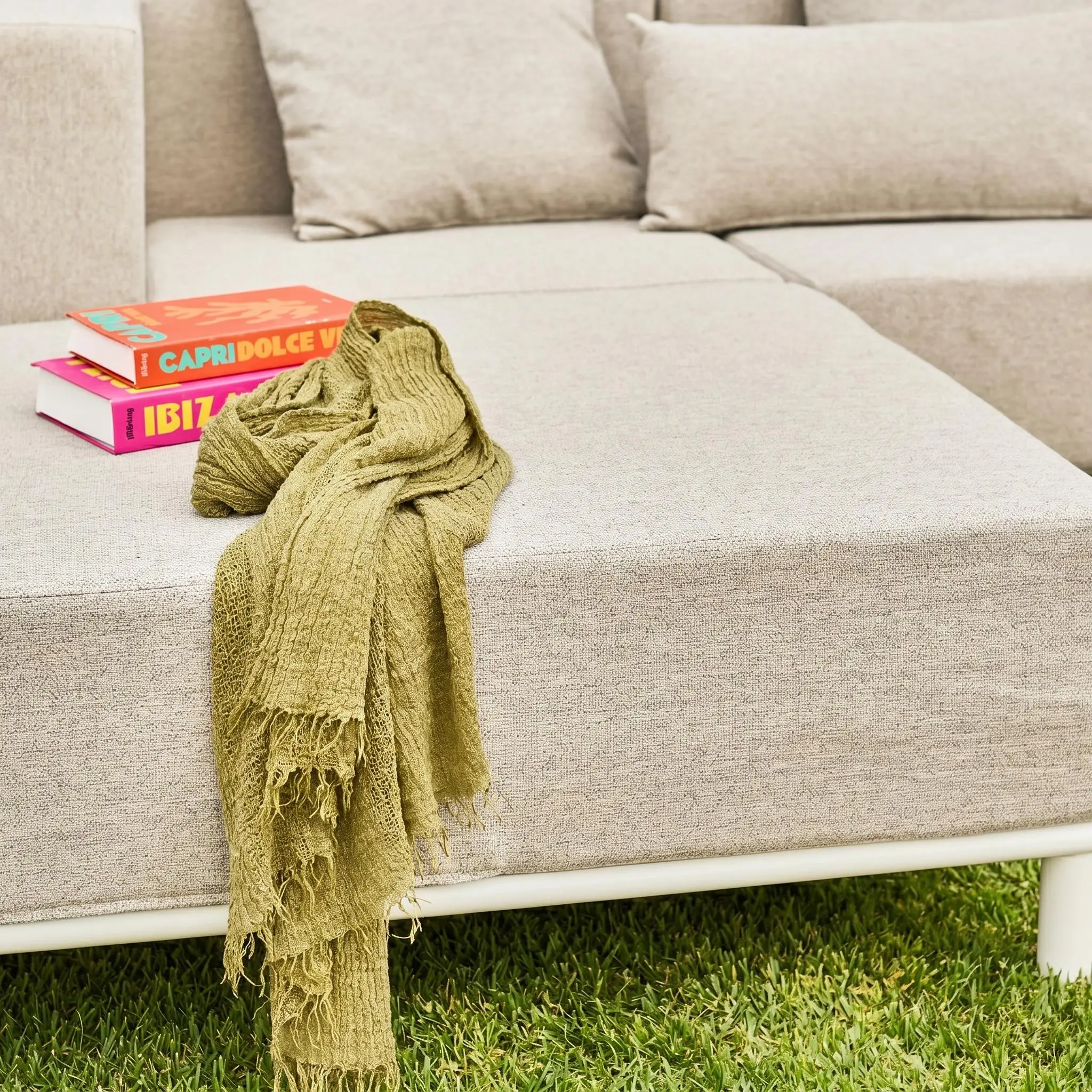 Salon de jardin modulable aluminium 4 places