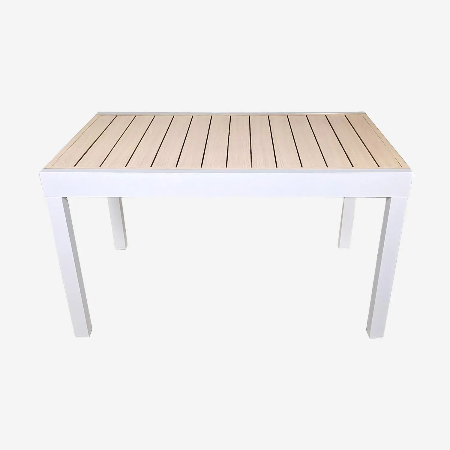 Table de jardin extensible aluminium 8 places
