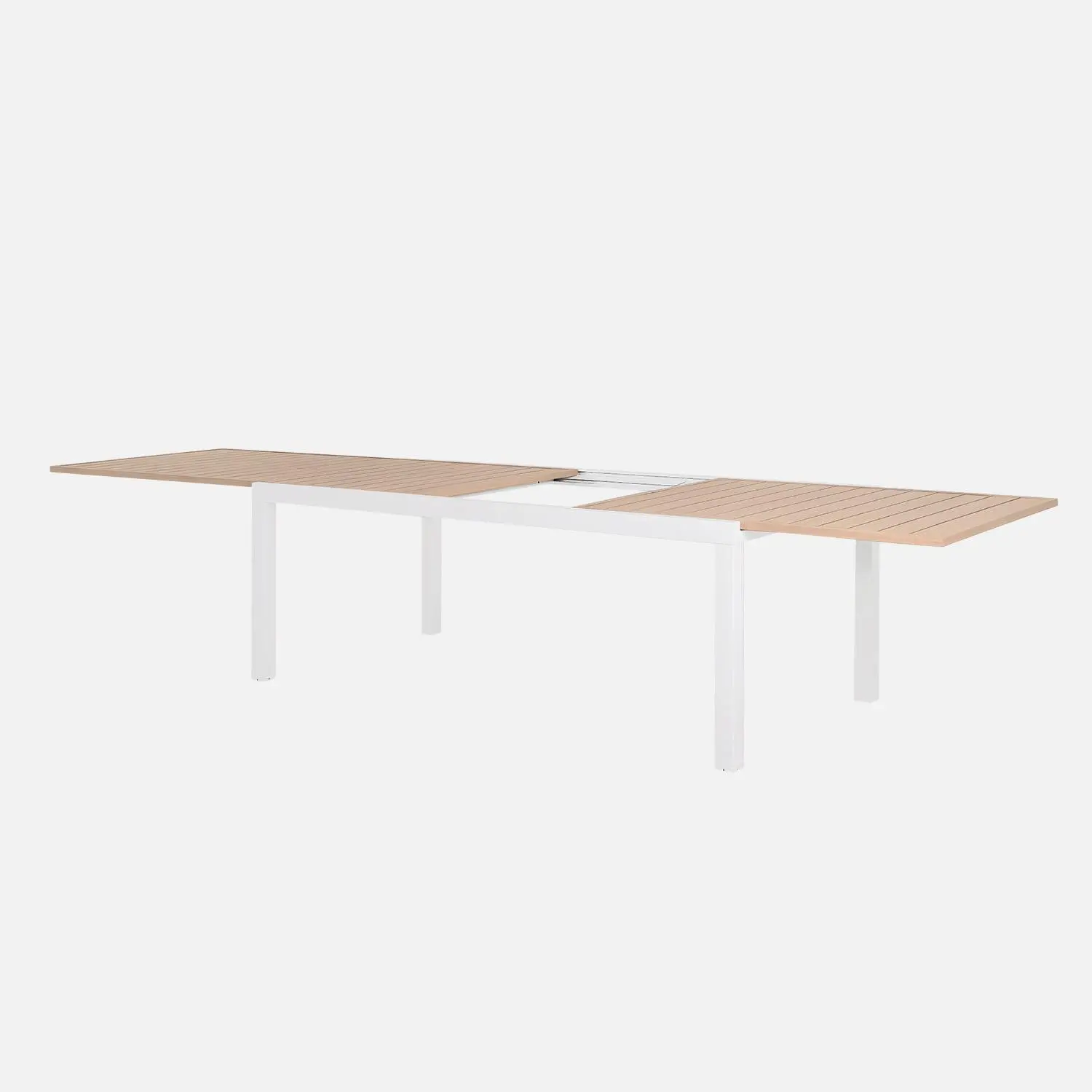 Table de jardin extensible aluminium 10-12 places