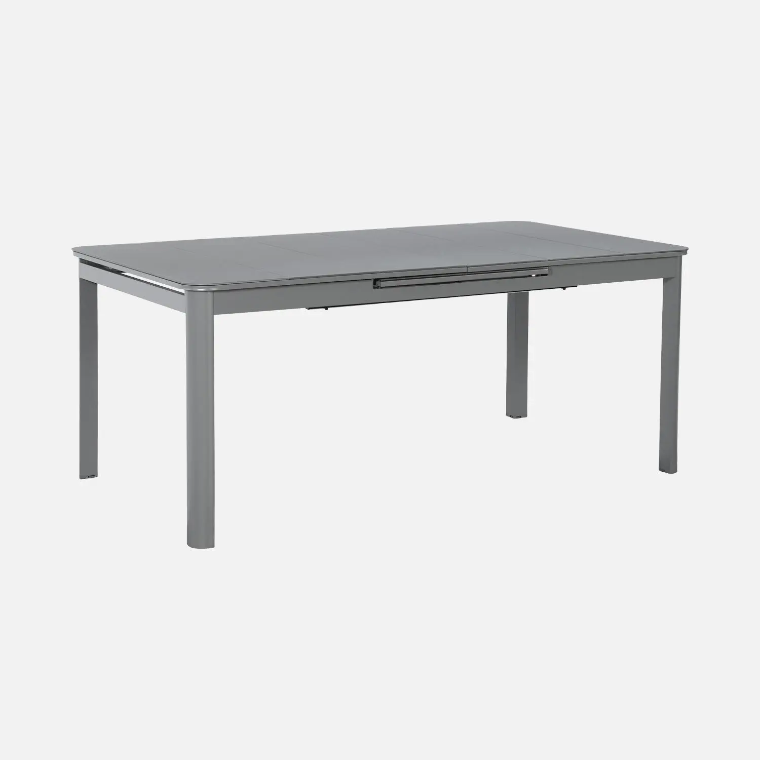 Table de jardin extensible aluminium + 8 assises