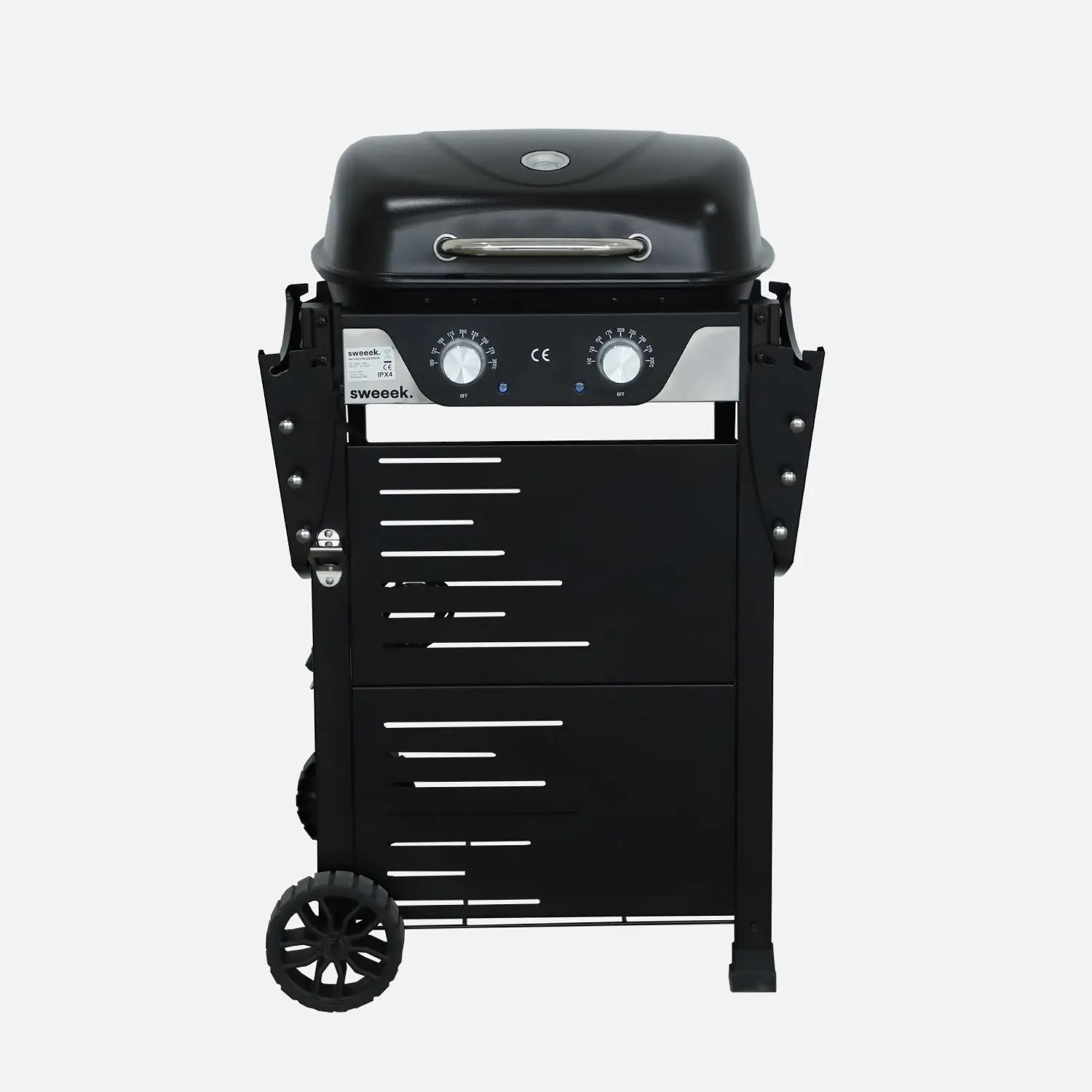 Barbecue électrique acier émaillé 2 brûleurs 2300 W