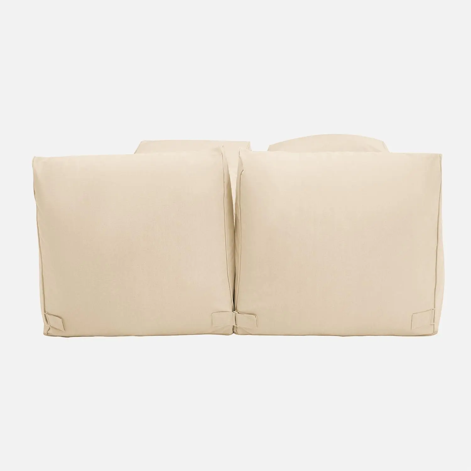 Chauffeuse et repose pied extérieur oléfine (lot de 2)