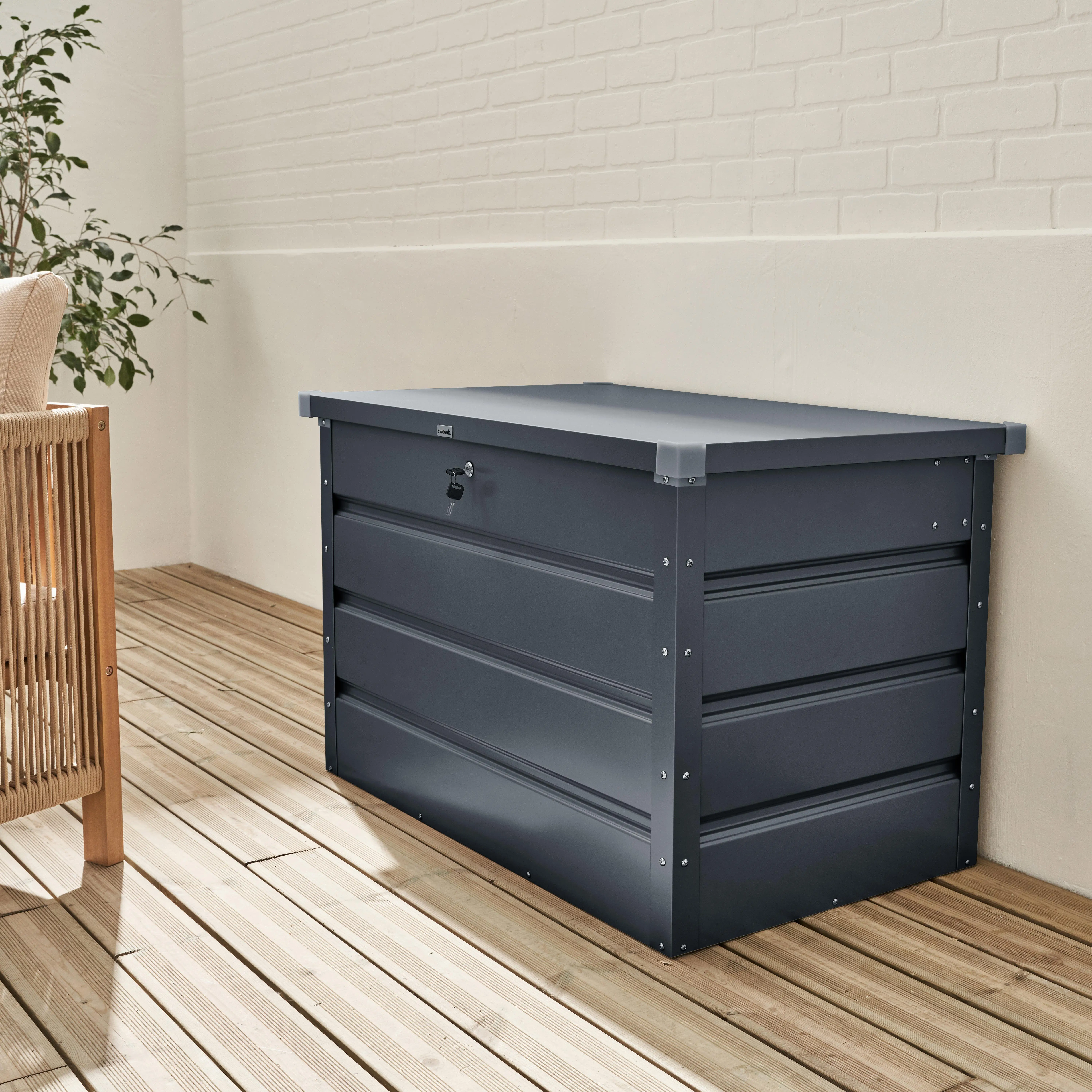 Coffre de jardin métal 285L