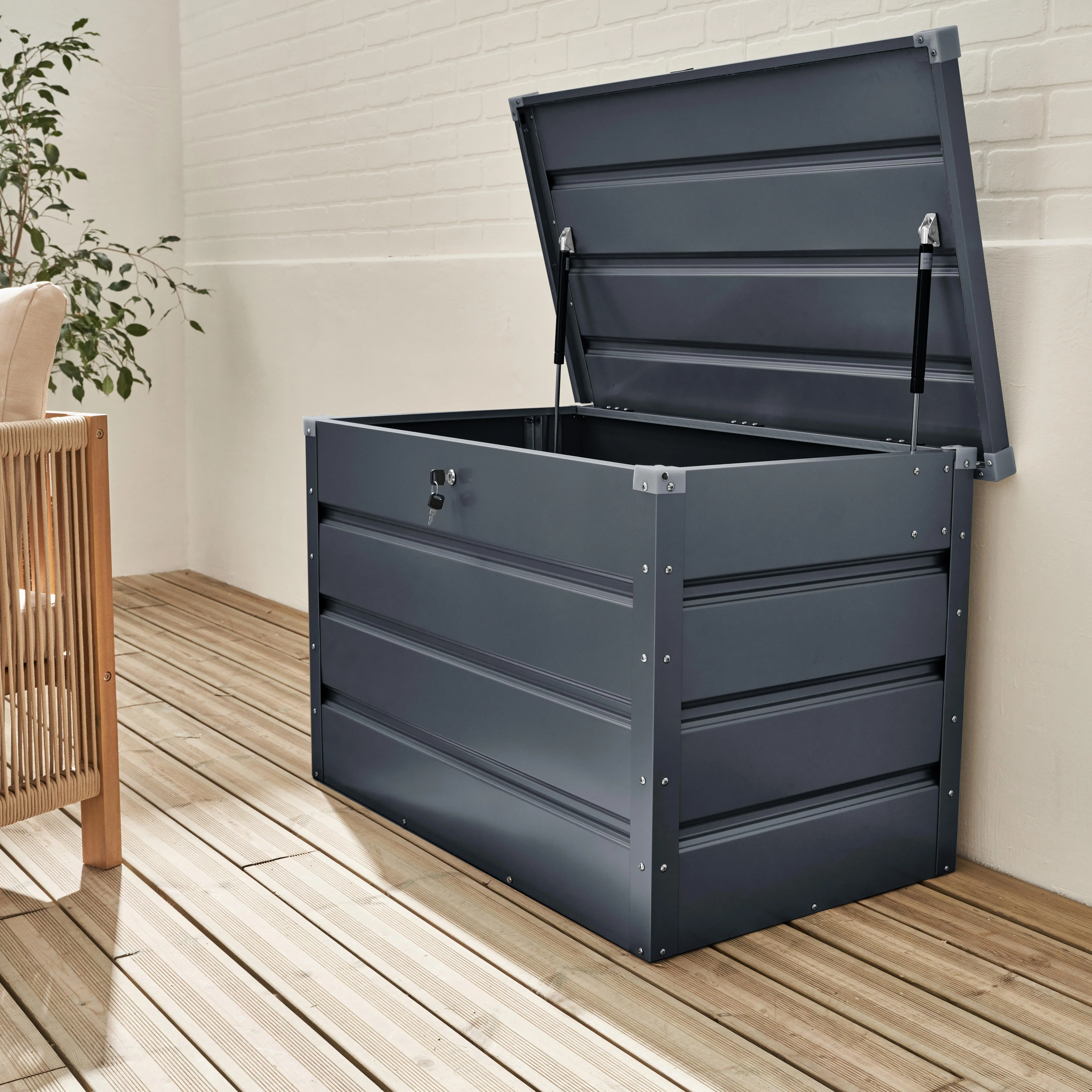 Coffre de jardin métal 285L