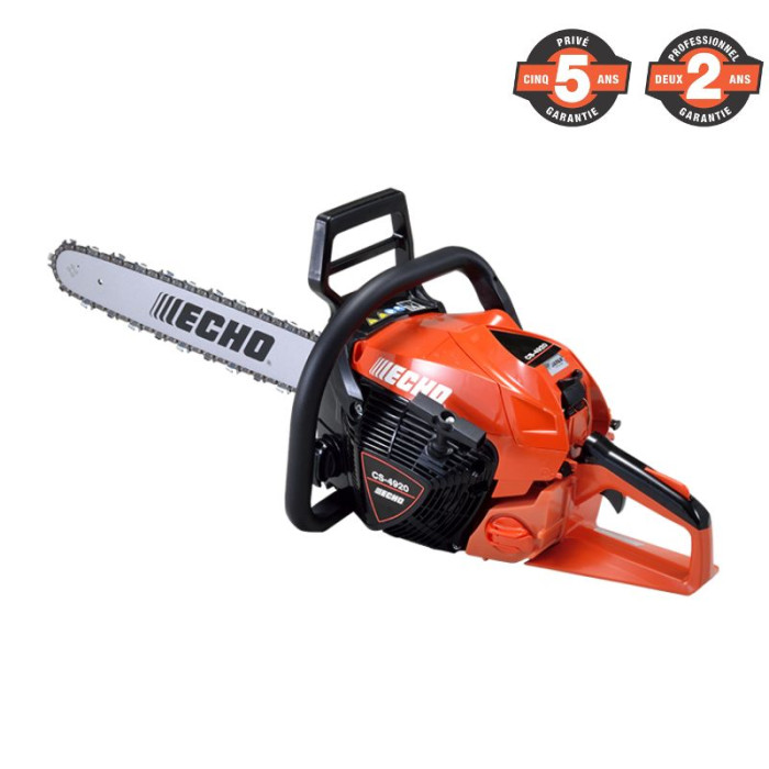Tronçonneuse thermique Echo CS4920 - coupe 45 cm, moteur 50,1 cm3