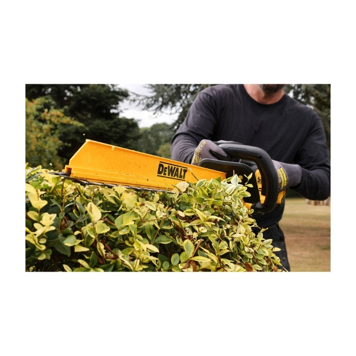 Taille haies avec déflecteur Dewalt 18V lamier 60 cm - DCMHT567N-XJ